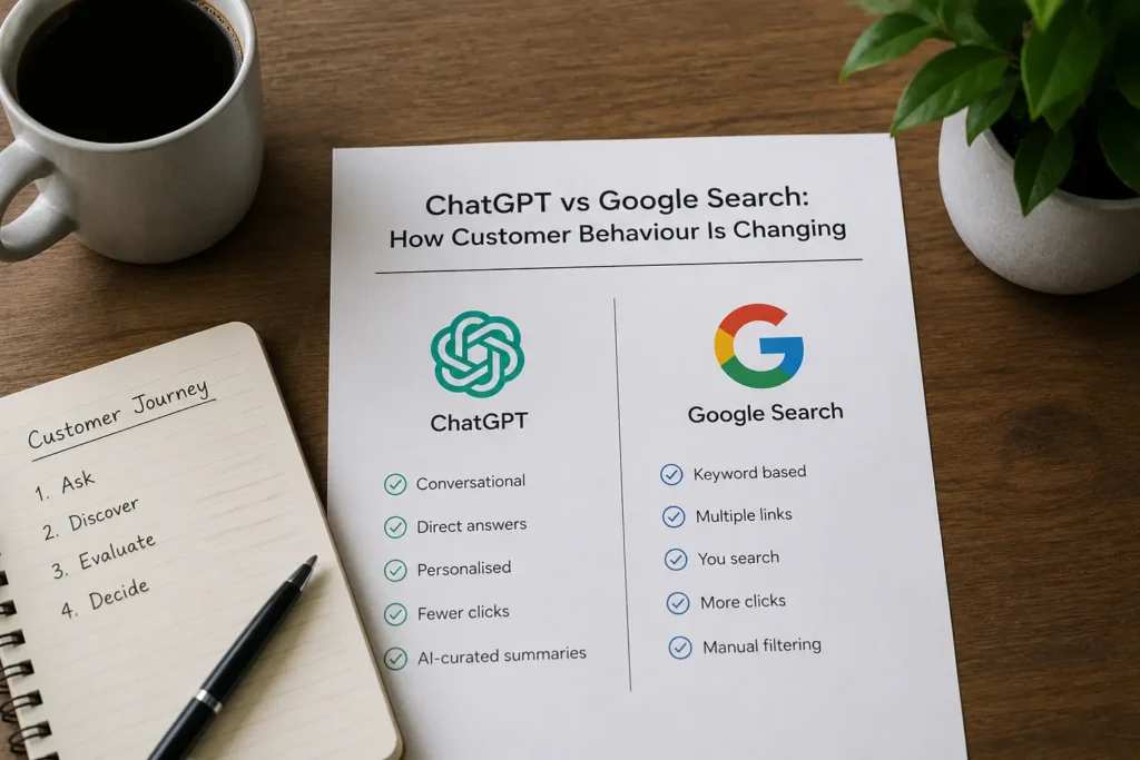 ChatGPT vs Google Search: How Customer Behaviour Is Changing