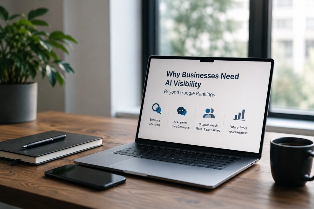 Why Businesses Need AI Visibility Beyond Google Rankings (2026) | Uprise Digital